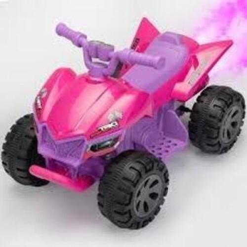 DESCRIPTION: (1) ELECTRIC QUAD ATV BRAND/MODEL: TOBBI #TH17P0905 INFORMATION: PINK RETAIL$: $85.77 EA QTY: 1