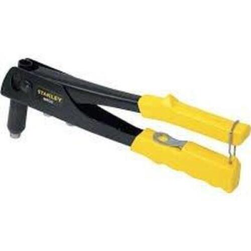 DESCRIPTION: (1) RIGHT ANGLE RIVETER BRAND/MODEL: STANLEY #MR33C INFORMATION: YELLOW HANDLE RETAIL$: $18.84 EA QTY: 1
