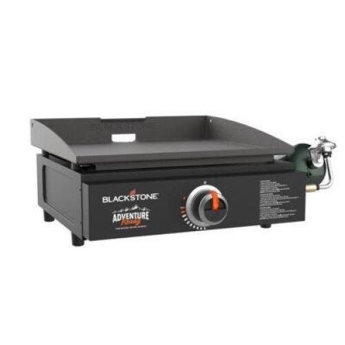 DESCRIPTION: ADVENTURE READY 17" TABLETOP OUTDOOR GRIDDLE BRAND/MODEL: BLACKSTONE RETAIL$: $84.00 QTY: 1