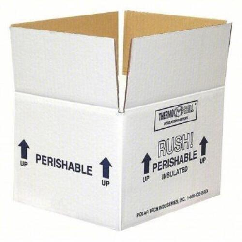 DESCRIPTION: (1) SET OF INSULATED SHIPPING CONTAINERS BRAND/MODEL: POLAR TECH #53XM39 SIZE: 8 X 6 X 4-1/4 RETAIL$: $25.00 EA QTY: 1