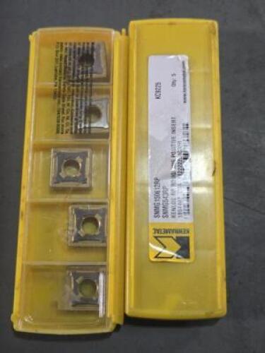DESCRIPTION: (10) SNMG543RP CARBIDE ROUGHING POSITIVE INSERTS BRAND/MODEL: KENNAMETAL SNMG150612RP KC9225 RETAIL$: $541.21 QTY: 10