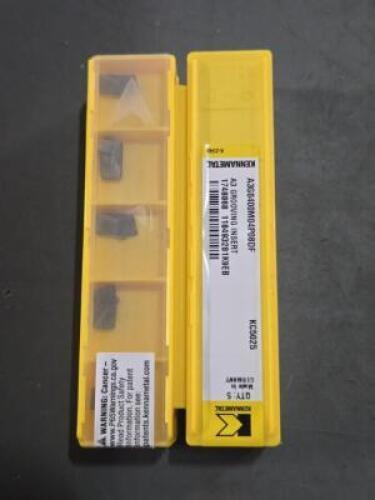 DESCRIPTION: (20) CARBIDE GROOVING INSERTS BRAND/MODEL: KENNAMETAL A3G0400M4SP08DF KC5025 RETAIL$: $402.20 QTY: 20
