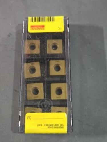 DESCRIPTION: (30) CARBIDE MODULMILL INSERTS BRAND/MODEL: SANDVIK COROMANT 180_009140N1464 S40T RETAIL$: $1,182.60 QTY: 30