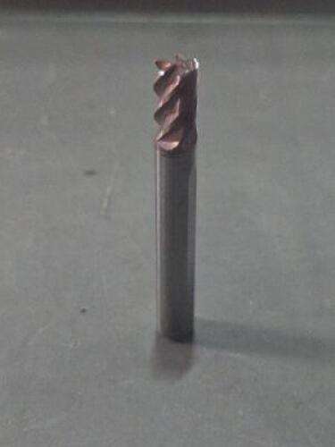 DESCRIPTION: (1) SOLID CARBIDE CORNER RADIUS END MILLS BRAND/MODEL: FULLERTON 37542 SIZE: 1/4" DIA RETAIL$: $214.15 QTY: 1