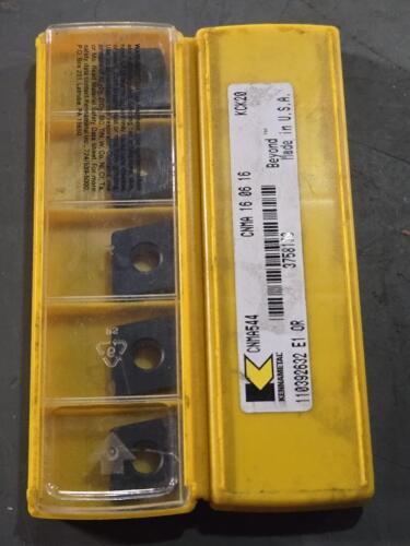 DESCRIPTION: (10) CNMA544 CARBIDE TURNING INSERTS BRAND/MODEL: KENNAMETAL CNMA16 06 16 KCK20 RETAIL$: $265.60 QTY: 10
