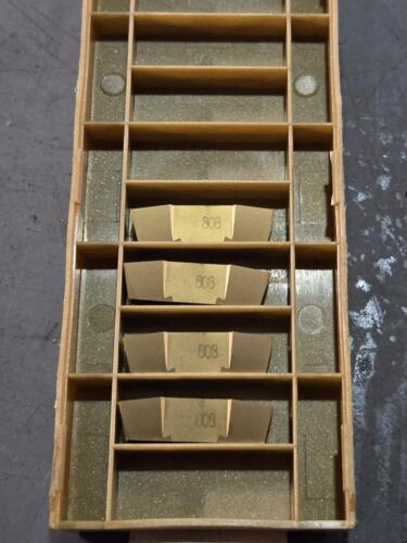 DESCRIPTION: (4) CARBIDE GROOVING INSERTS BRAND/MODEL: ISCAR GIF 8.00E-0.40 IC808 RETAIL$: $220.40 QTY: 4
