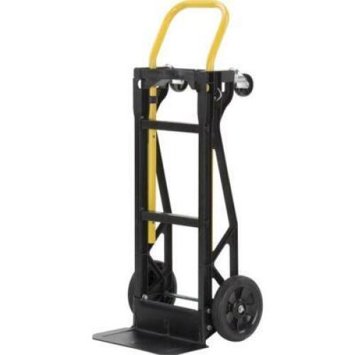 DESCRIPTION: STEEL 400 LB. HAND TRUCK AND PLATFORM CART BRAND/MODEL: HARPER TRUCKS RETAIL$: $114.89 QTY: 1
