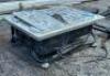 WET TILE SAW WITH FOLDING STAND