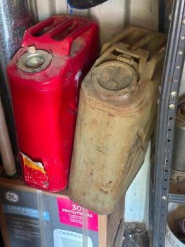 (2) - METAL JERRY CANS