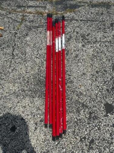 ASSORTED BROOM POLES