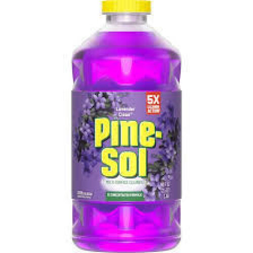 DESCRIPTION: (2) ALL PURPOSE CLEANER BRAND/MODEL: PINE SOL INFORMATION: LAVENDER SIZE: 80 OZ RETAIL$: $30.00 QTY: 2