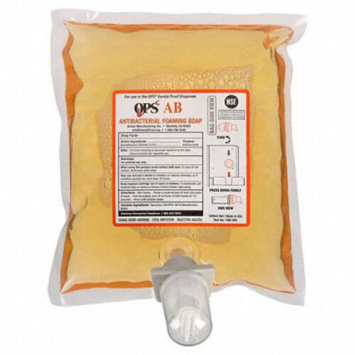DESCRIPTION: (6) ANTIBACTERIAL FOAMING SOAP BRAND/MODEL: OPS AB SIZE: 1000 ML RETAIL$: $210.00 QTY: 6