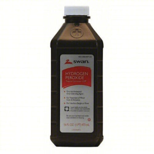 DESCRIPTION: (1) CASE OF (12) HYDROGEN PEROXIDE BRAND/MODEL: SWAN 30869470610 SIZE: 16 OZ RETAIL$: $60.12 QTY: 1