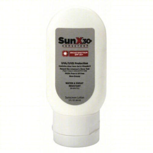 DESCRIPTION: (1) CASE OF (24) BOTTLES OF SUNSCREEN LOTION BRAND/MODEL: SUNX30+ #1PBT5 SIZE: 2Ozz RETAIL$: $146.16 QTY: 1