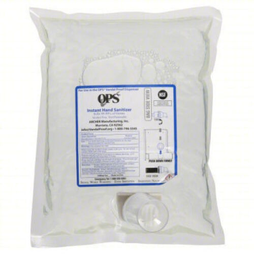 DESCRIPTION: (2) CASES OF (2) HAND SANITIZER BRAND/MODEL: OPS 1405-03G SIZE: 1000 mL RETAIL$: $205.82 QTY: 2