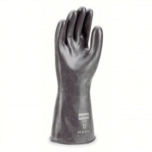 DESCRIPTION: (6) PAIR 32 MIL CHEMICAL RESISTANT GLOVES BRAND/MODEL: HONEYWELL NORTH B324R/10 SIZE: SIZE 10 RETAIL$: $788.70 QTY: 6