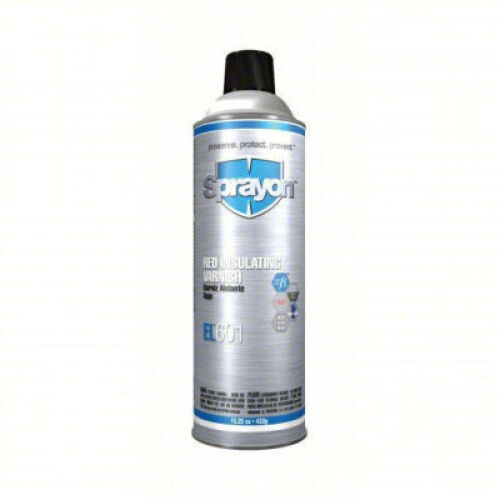 DESCRIPTION: (4) RED INSULATING VARNISH BRAND/MODEL: SPRAYON EL601 SIZE: 15 Oz RETAIL$: $54.68 QTY: 4