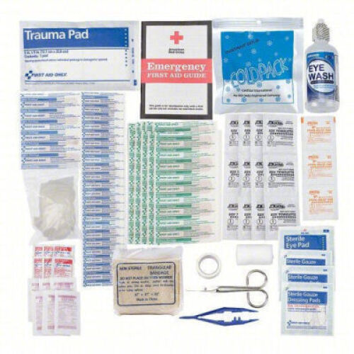 DESCRIPTION: (2) COMPLETE REFILL KITS BRAND/MODEL: FIRST AID ONLY 46G219 SIZE: 107 PIECES RETAIL$: $42.30 QTY: 2