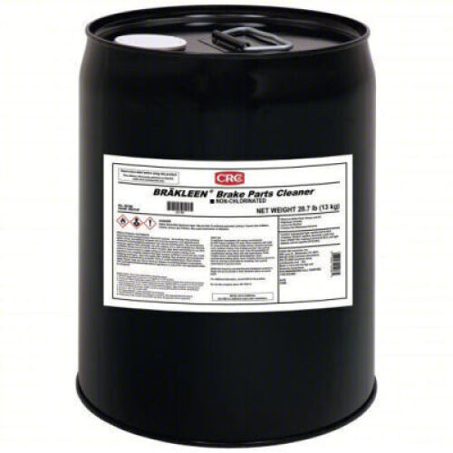 DESCRIPTION: (1) NON-CHLORINATED BRAKE PARTS CLEANER BRAND/MODEL: CRC 05186 SIZE: 5 GAL RETAIL$: $207.82 QTY: 1