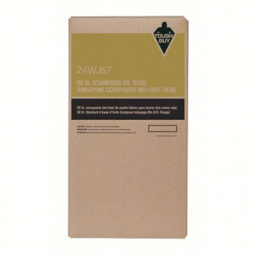 DESCRIPTION: (1) FLOOR SWEEPING COMPOUND BRAND/MODEL: TOUGH GUY 24WJ57 SIZE: 50LB RETAIL$: $49.63 QTY: 1