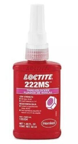 DESCRIPTION: (1) CASE OF (10) LOW STRENGTH THREADLOCKER BRAND/MODEL: LOCTITE 222MS SIZE: 0.34 FL OZ RETAIL$: $231.80 QTY: 1