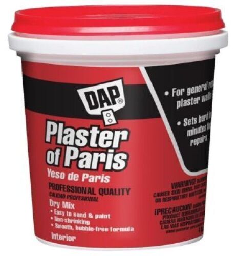 DESCRIPTION: (1) PLASTER OF PARIS BRAND/MODEL: DAP SIZE: 8 LBS RETAIL$: $18.92 QTY: 1