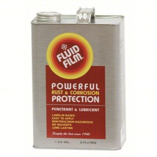 DESCRIPTION: (2) WET LUBRICANT FILM CORROSION PROTECTANT BRAND/MODEL: FLUID FILM CA SIZE: 1 GALLON RETAIL$: $123.48 QTY: 2