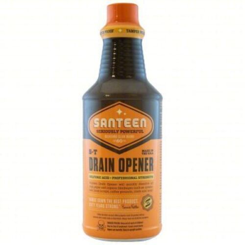 DESCRIPTION: (2) S-T DRAIN OPENER BRAND/MODEL: SANTEEN 200-6 INFORMATION: SULFURIC ACID SIZE: 32OZ RETAIL$: $42.00 QTY: 2