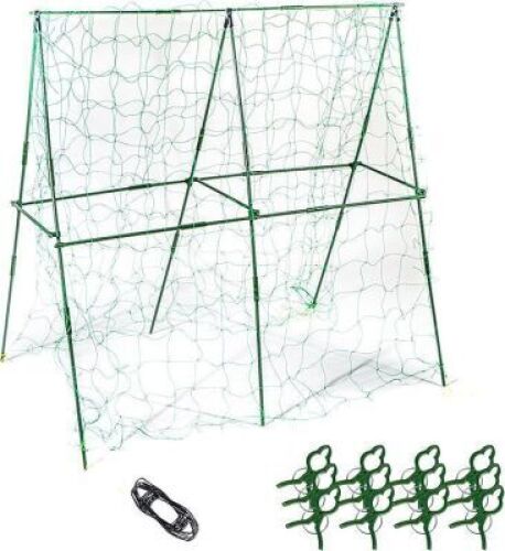 DESCRIPTION: (1) CUCUMBER TRELLISINFORMATION: GREEN, CLICK TOGETHERRETAIL$: $51.76 EAQTY: 1