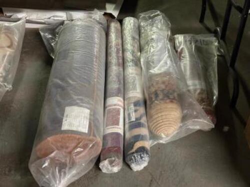 (5) - ASSORTED RUNNER RUGS