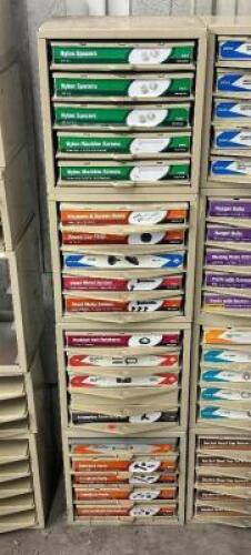 (4) - SMALL PART / MULTI DRAWER ORGANIZERS WITH CONTENTS