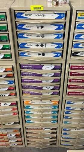(4) - SMALL PART / MULTI DRAWER ORGANIZERS WITH CONTENTS