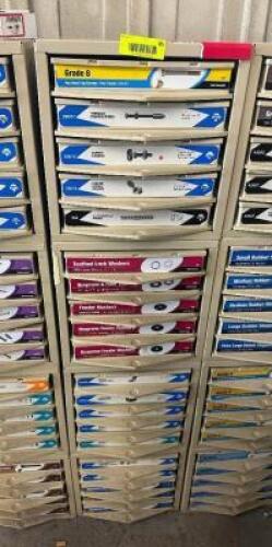 (4) - SMALL PART / MULTI DRAWER ORGANIZERS WITH CONTENTS
