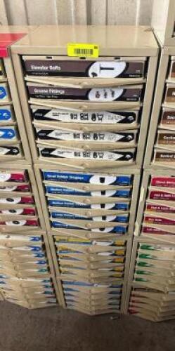 (4) - SMALL PART / MULTI DRAWER ORGANIZERS WITH CONTENTS
