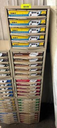 (5) - SMALL PART / MULTI DRAWER ORGANIZERS WITH CONTENTS
