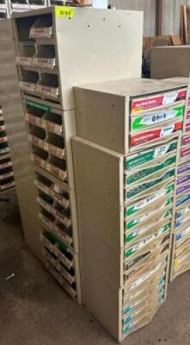 (8) - SMALL PART / MULTI DRAWER ORGANIZERS WITH CONTENTS