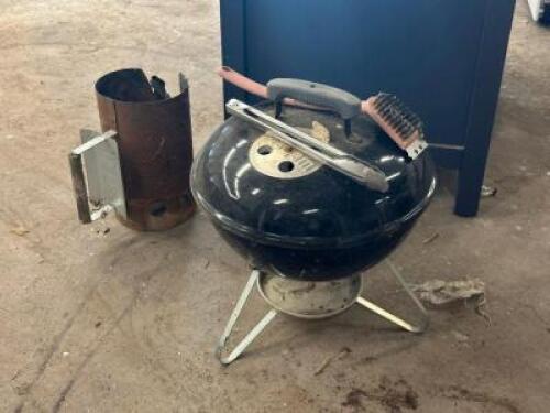 BBQ GRILL AND CHARCOAL STARTER