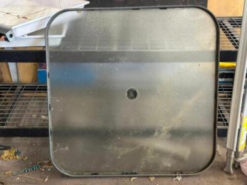 GLASS TOP PATIO TABLE