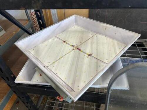 (2) - CEILING BAFFLE LIGHTS