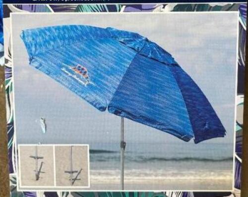 8 FT. SUNBLOCK UMBRELLA WITH SAND ANCHOR