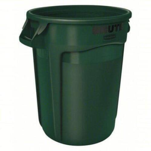 DESCRIPTION: (2) HEAVY DUTY TRASH CAN BRAND/MODEL: RUBBERMAID, BRUTE #35ZU71 INFORMATION: GREEN, 32 GAL CAPACITY, ROUND RETAIL$: $79.99 EA QTY: 2