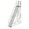 DESCRIPTION: (1) ROLLING LADDER BRAND/MODEL: TRI-ARC #45FF64 INFORMATION: UNASSEMBLED, STEEL, MANUAL LOCK, PERFORATED SIZE: 12.5 PLATFORM HEIGHT RETAI