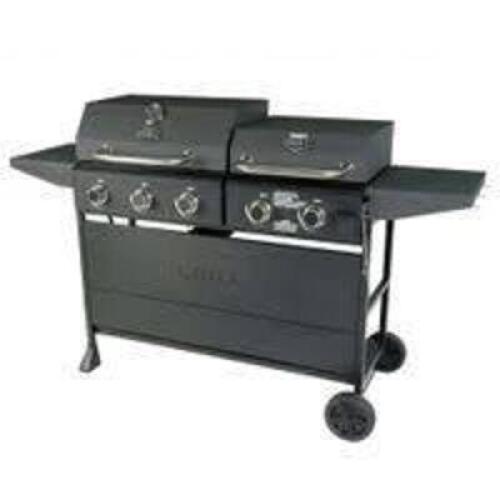 DESCRIPTION: (1) GAS GRILL AND GRIDDLE COMBO BRAND/MODEL: EXPERT GRILL #EX5502638816005 INFORMATION: BLACK RETAIL$: $297.00 EA QTY: 1