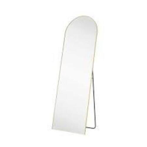 DESCRIPTION: (1) FULL LENGTH MIRROR BRAND/MODEL: PRODUCT NUMBER #MI-GZ-2164N-GD INFORMATION: ARCHED, GOLD TRIM, ALUMINUM SIZE: 24" W X 71" H RETAIL$: