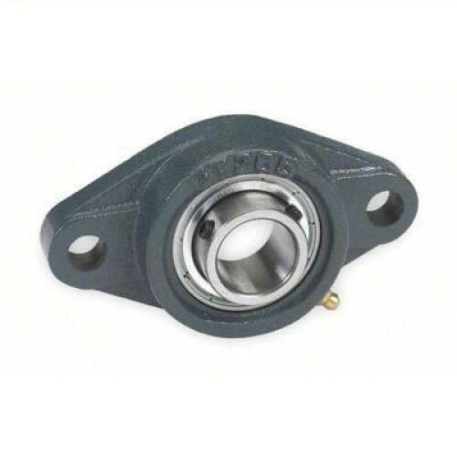 DESCRIPTION: (4) 2 BOLT FLANGE BEARING BRAND/MODEL: DAYTON #3FCN3 INFORMATION: RADIAL BALL, 5/8 IN BORE, CAST IRON, SET SCREWS, 3 7/8 IN LG, RHOMBUS R