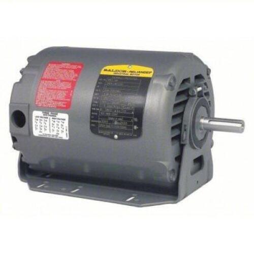 DESCRIPTION: (1) GENERAL PURPOSE MOTOR BRAND/MODEL: BALDOR ELECTRIC #58NV70 INFORMATION: OPEN DRIP PROOF, RESILIENT BASE MOUNT, 3/4 HP, 230V AC/460V A