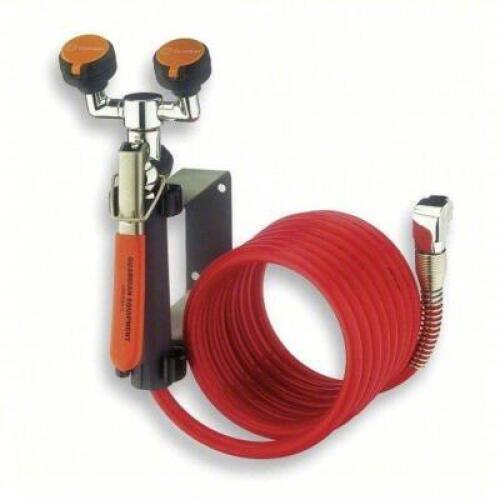 DESCRIPTION: (1) DUAL HEAD DRENCH HOSE BRAND/MODEL: GUARDIAN EQUIPMENT #2LVK7 INFORMATION: STD, EYES COVERAGE, NYLON HOSE, NPT, FEMALE SIZE: 12 FT HOS