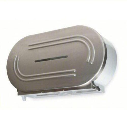 DESCRIPTION: (1) TOILET PAPER DISPENSER BRAND/MODEL: TOUGH GUY #1ECK1 INFORMATION: STEEL, JUMBO CORE, HORIZONTAL DOUBLE ROLL RETAIL$: $230.29 EA QTY: