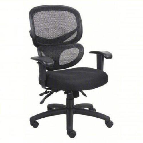 DESCRIPTION: (1) COMPUTER CHAIR WITH ARMS BRAND/MODEL: PRODUCT NUMBER #B6338 INFORMATION: BLACK RETAIL$: $314.99 EA QTY: 1