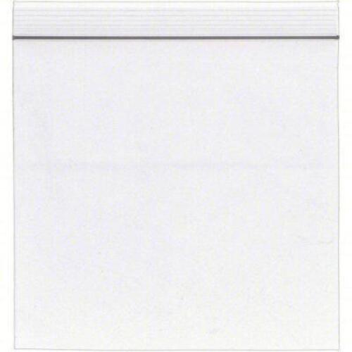 DESCRIPTION: (1) CASE OF (1000) RECLOSABLE POLY BAGS BRAND/MODEL: RELOC ZIPPIT #38UV28 INFORMATION: FLAT PACK, CLEAR SIZE: 2 MIL THICK, 6" W X 9" L RE